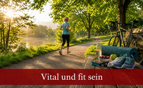 Vital und fit sein - Symbolbild